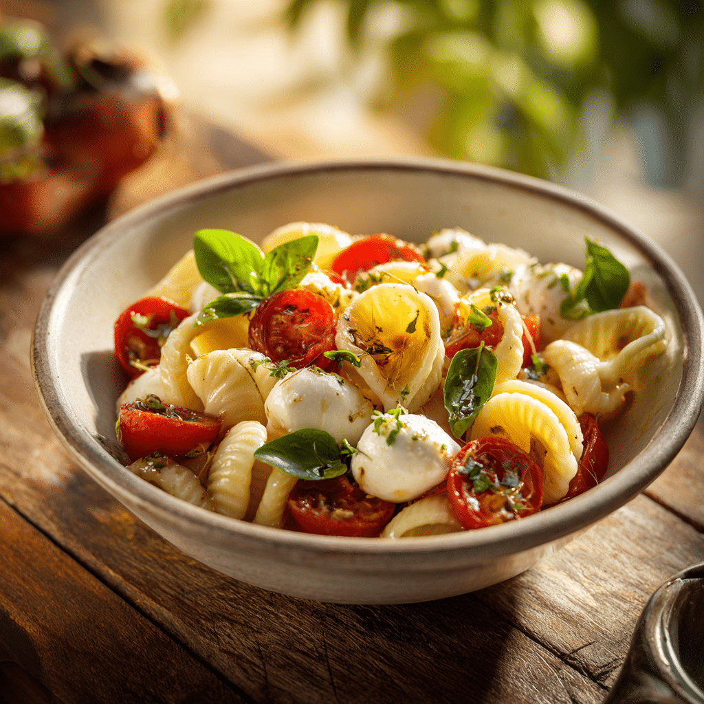 Caprese Pasta Salad Recipe - Recipe Image