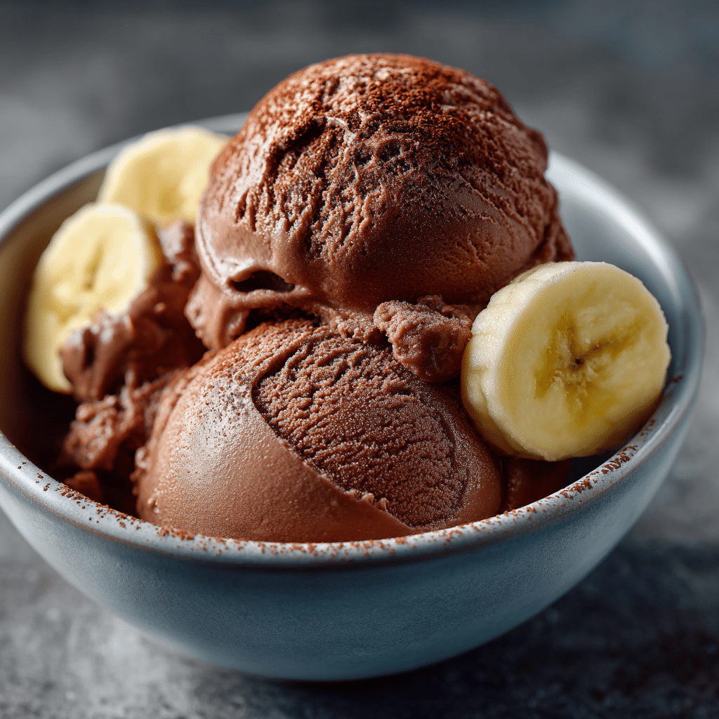 Chocolate Banana Ice Cream (No Machine) Recipe - Recipe Image