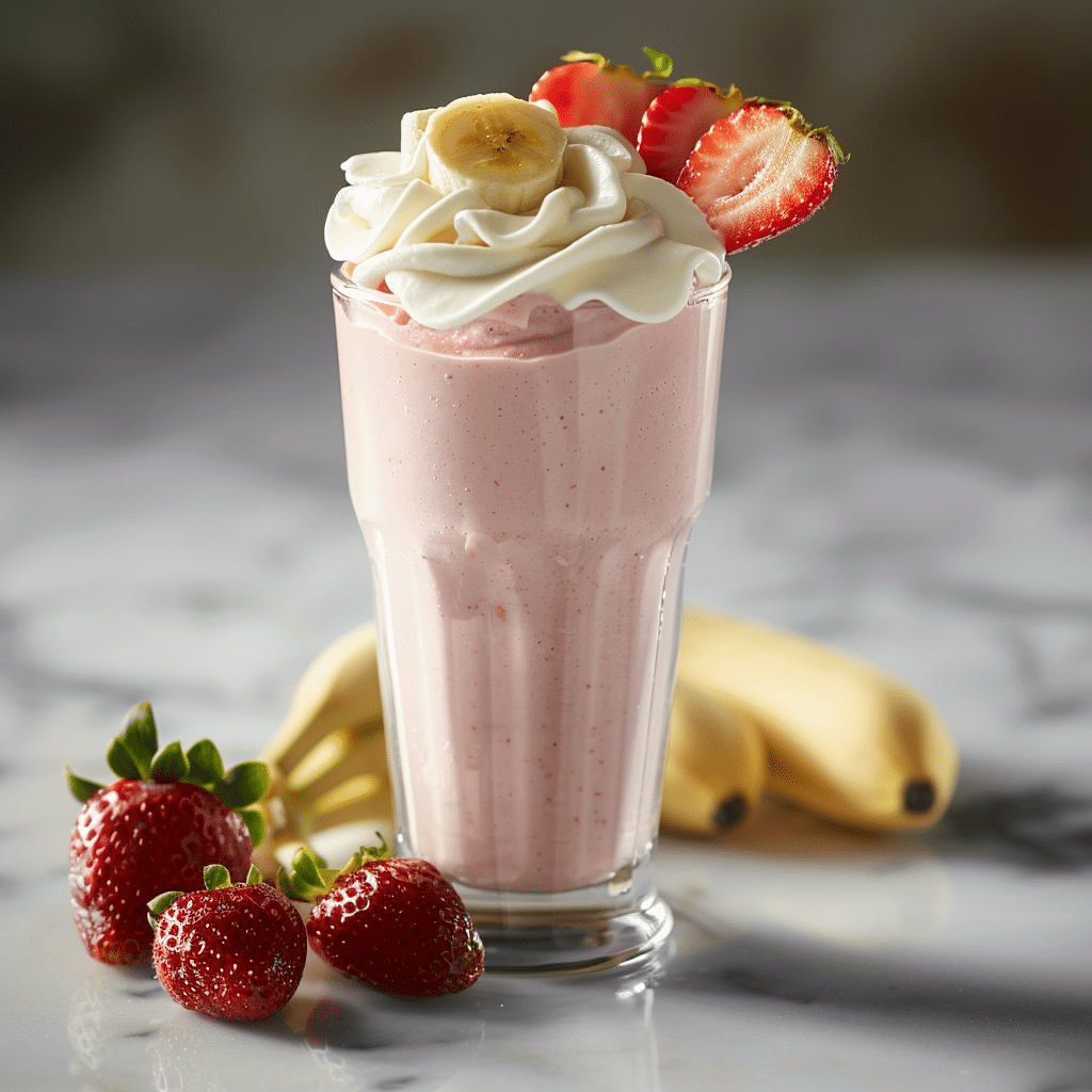 Strawberry Banana Classic Smoothie Recipe - Recipe Image