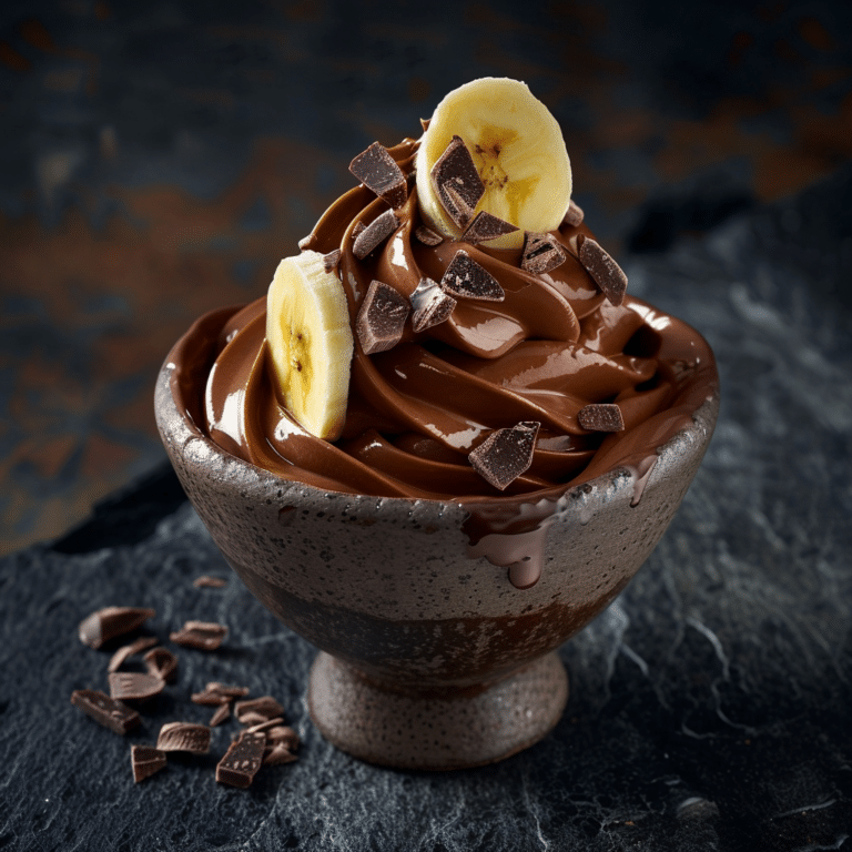 Chocolate Banana Soft Serve (No Machine) Recipe