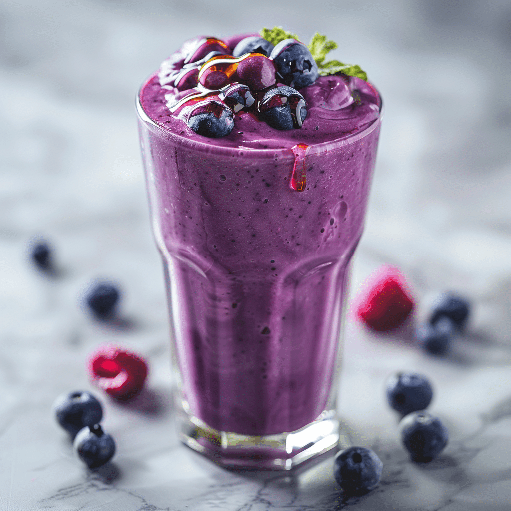 Blueberry Yogurt Smoothie Recipe - Recipe Image