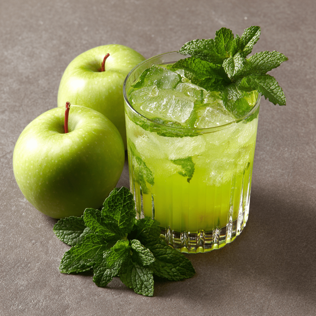 Green Apple & Mint Glass Architecture Recipe - Recipe Image