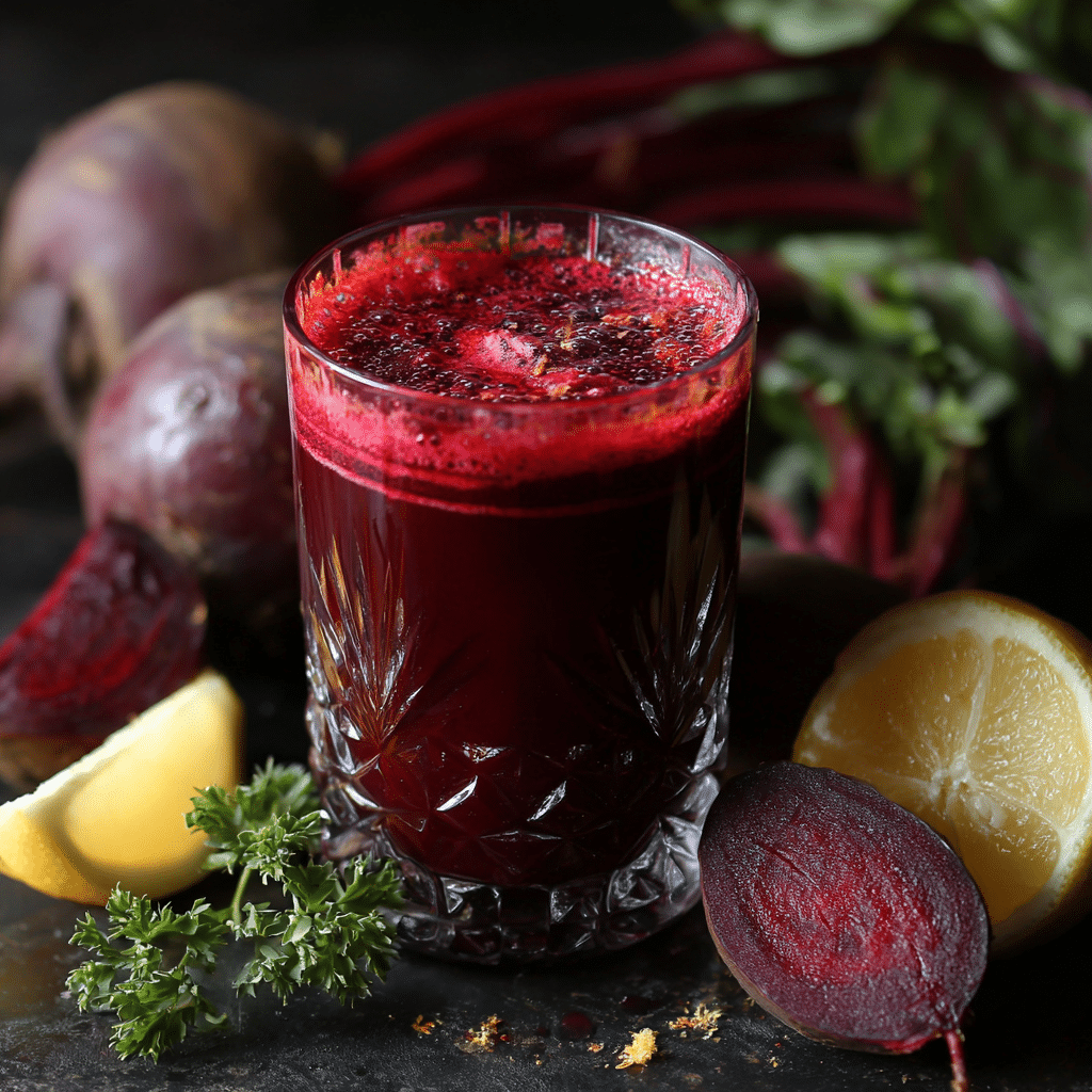 Beetroot Berry Savory Juice Recipe - Recipe Image