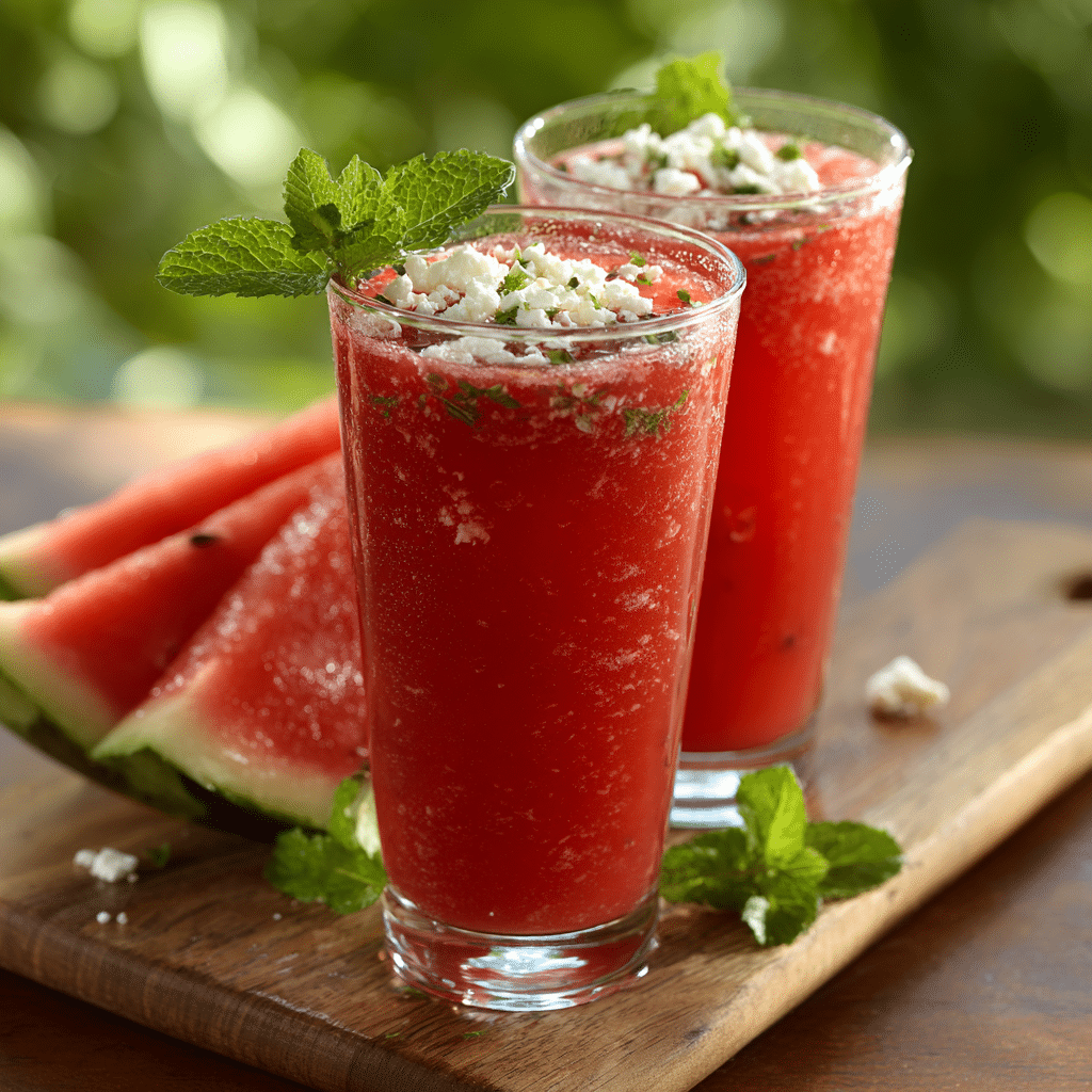Watermelon Feta Cooler Recipe - Recipe Image