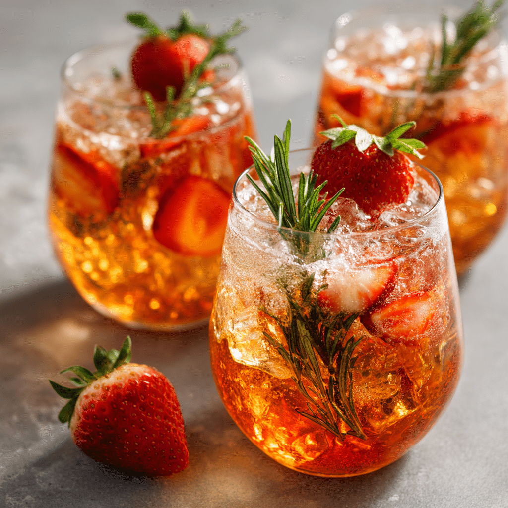 Tomato Strawberry Savory Spritz Recipe - Recipe Image