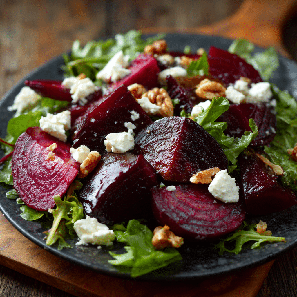 Roasted Beet & Goat Cheese Salad Recipe - Recipe Image