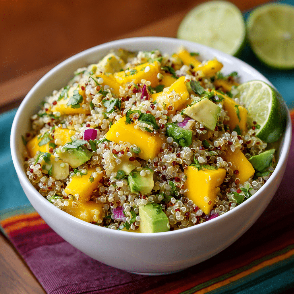 Avocado Mango Quinoa Salad Recipe - Recipe Image