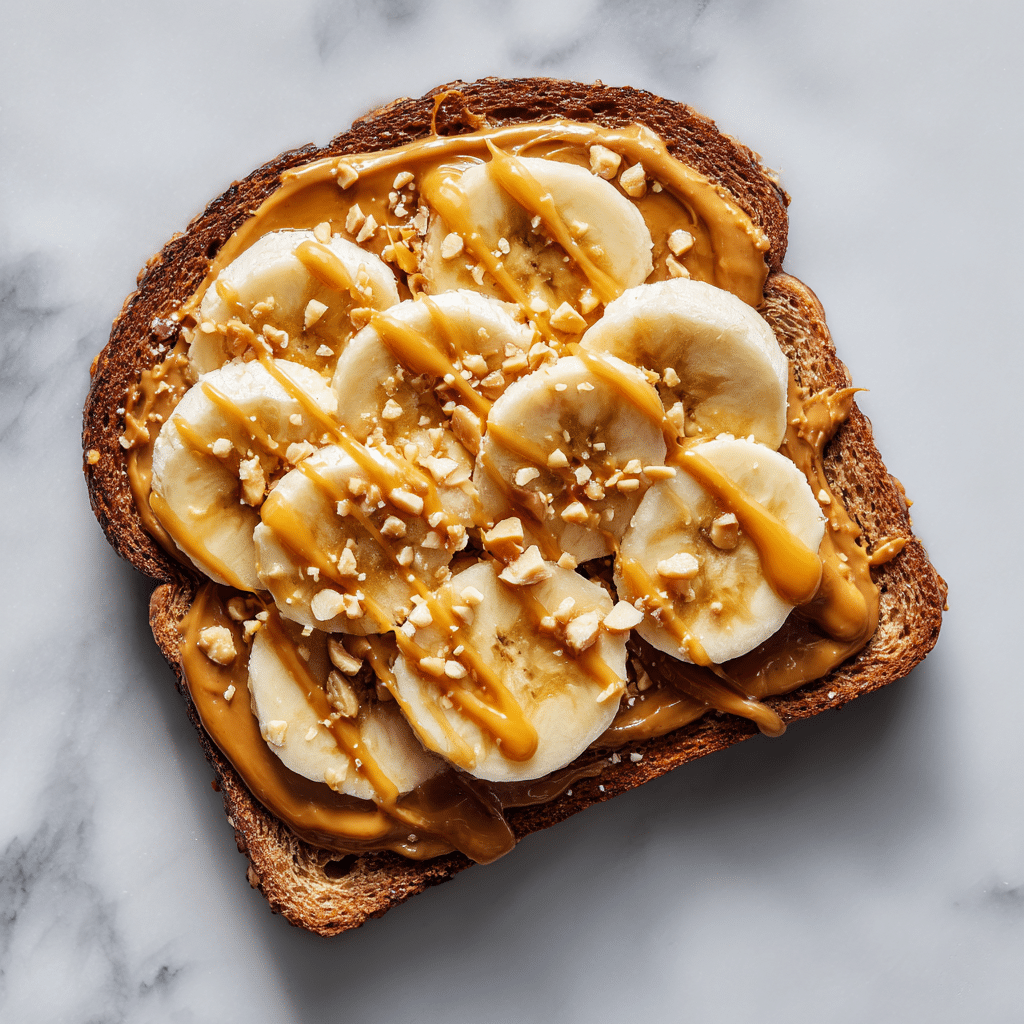 Peanut Butter Toast Recipe - Recipe Image