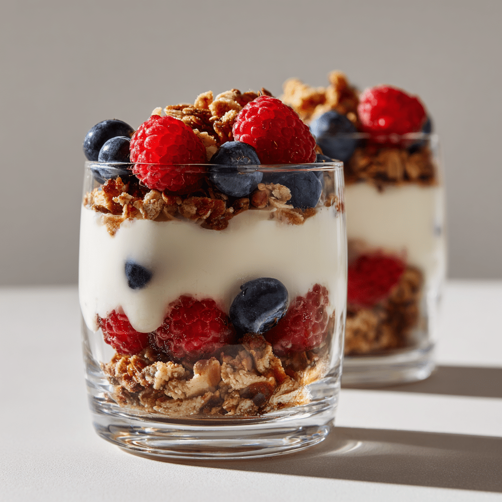 Layered Yogurt Parfait Recipe - Recipe Image