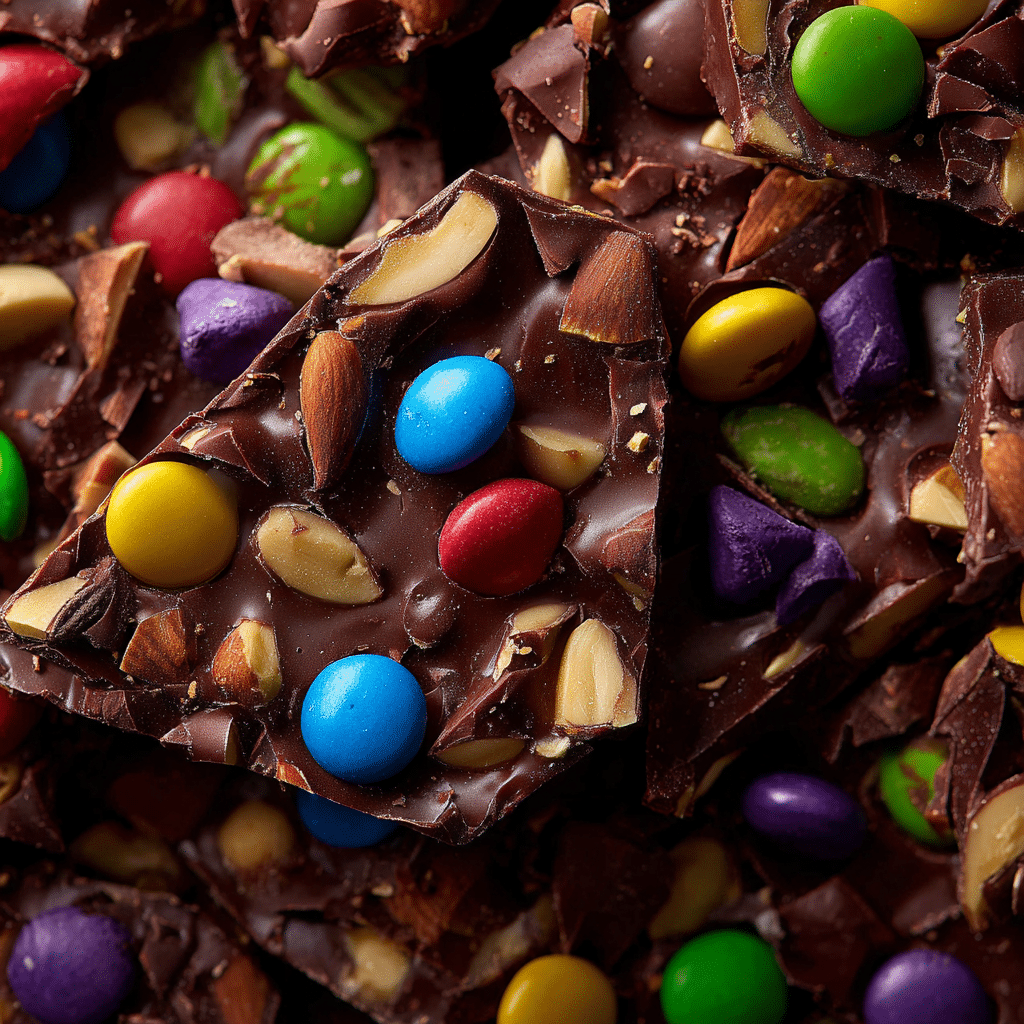 Candy Chocolate Bark Recipe - Recipe Image