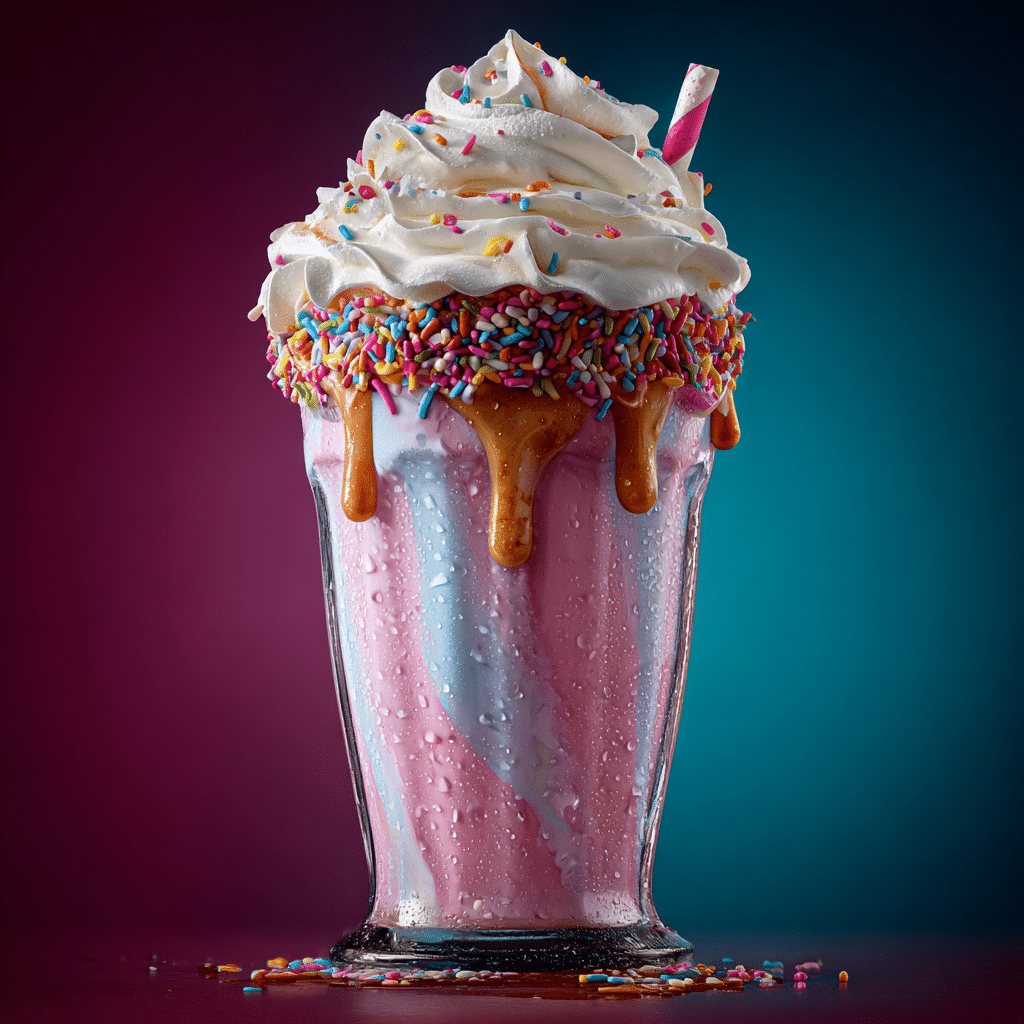 . Colorful Milkshake - Recipe Image