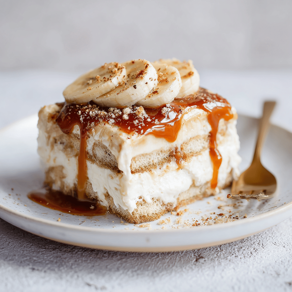 Banana Caramel Tiramisu Recipe - Recipe Image