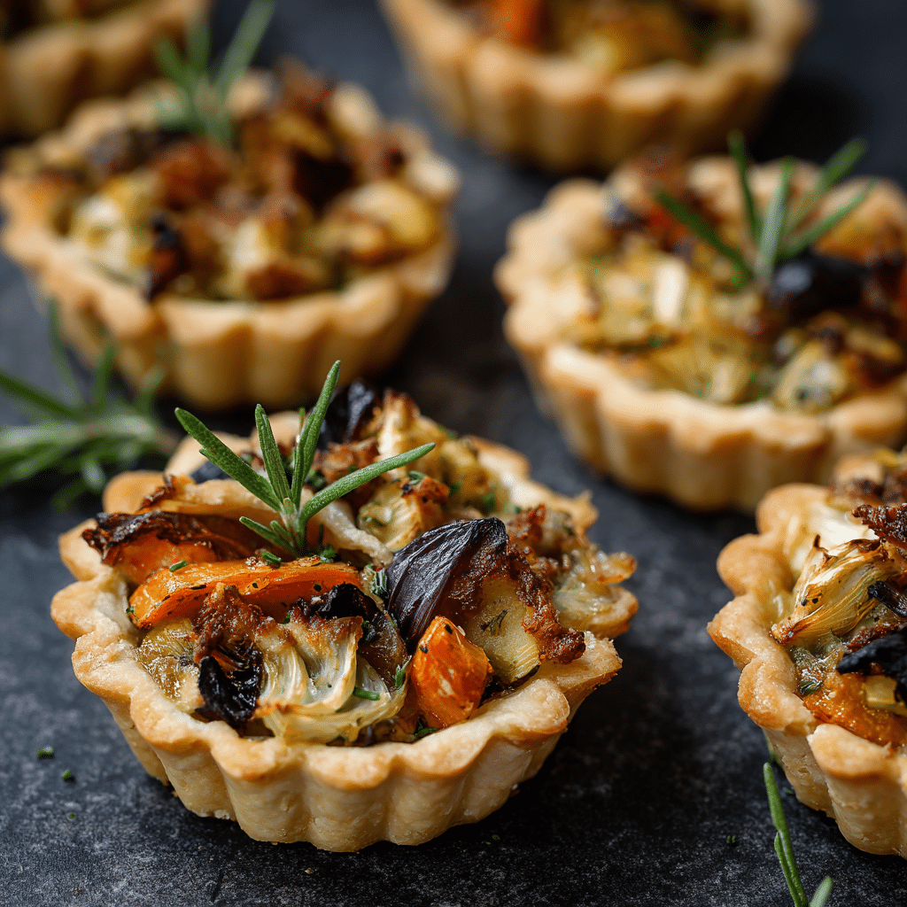 Savory Vegetable Tartlets Recipe - Recipe Image