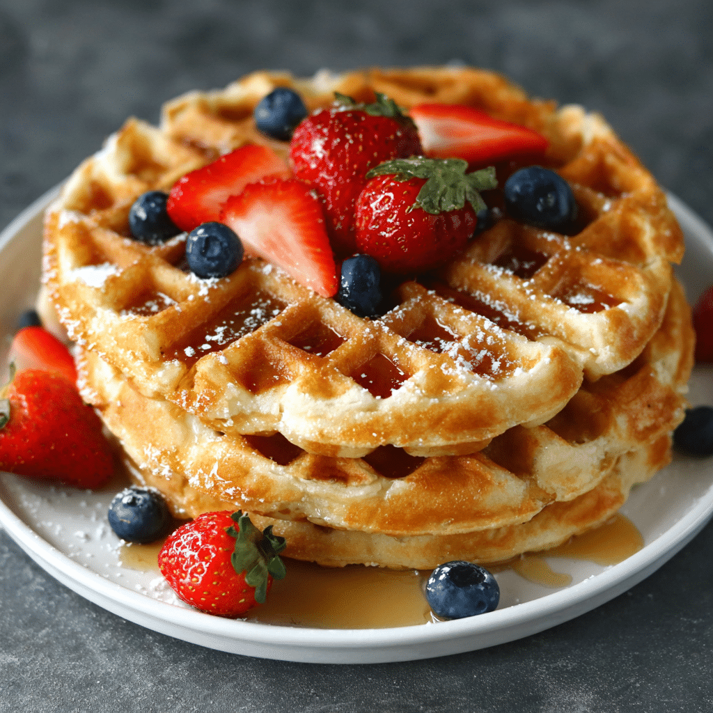 The Best Gluten Free Waffles Recipe - Recipe Image