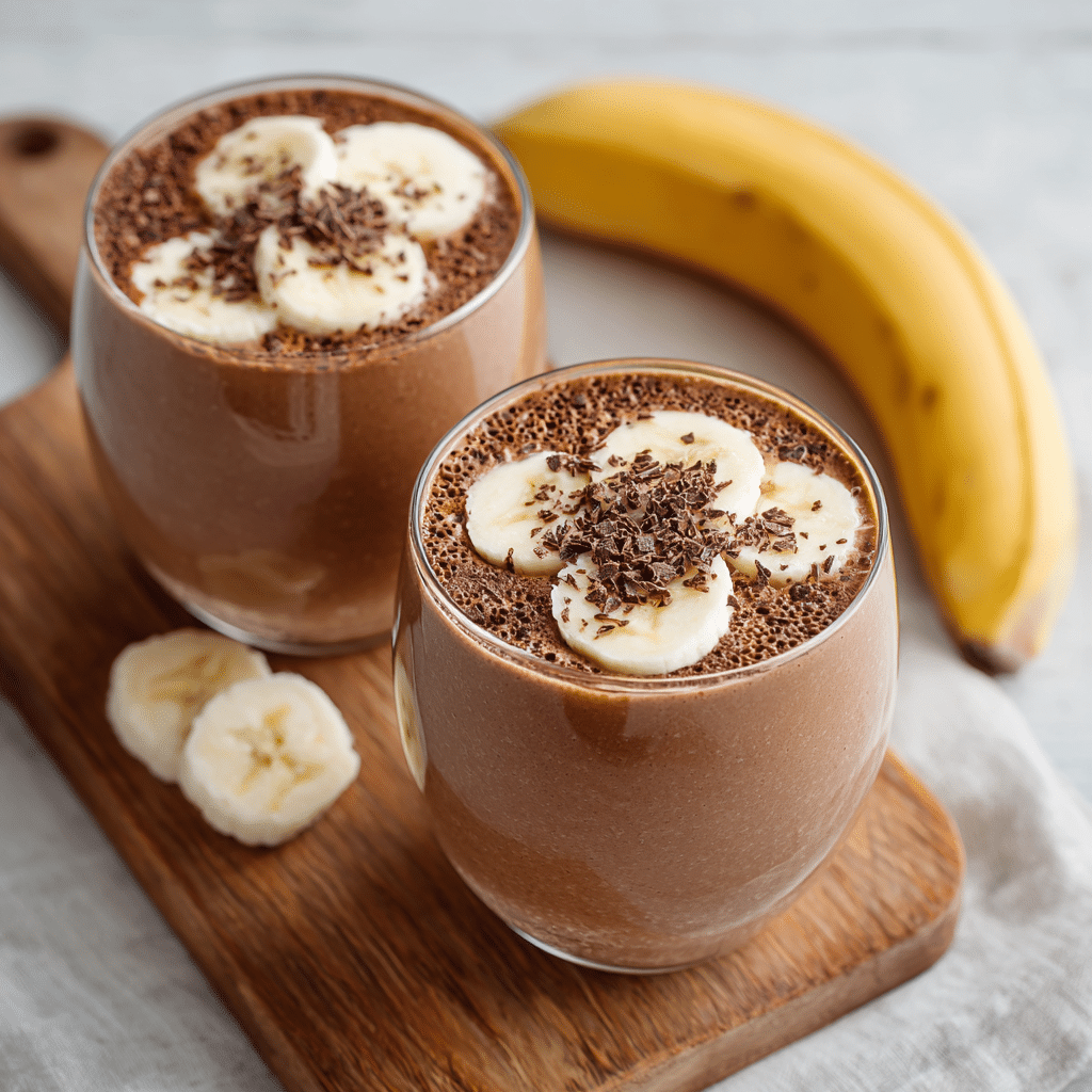 Chocolate Banana Smoothie Recipe - Recipe Image