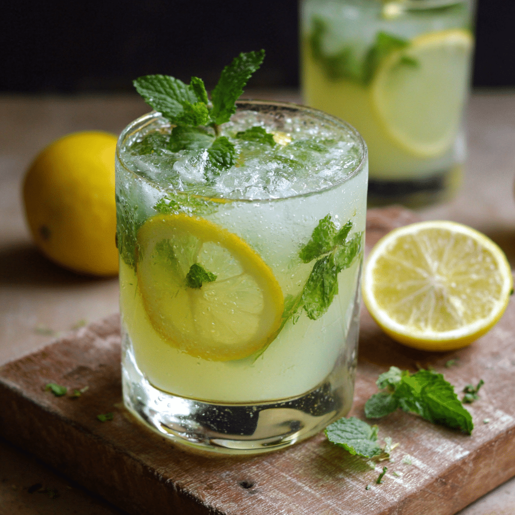 Lemon Mint Cooler Recipe - Recipe Image