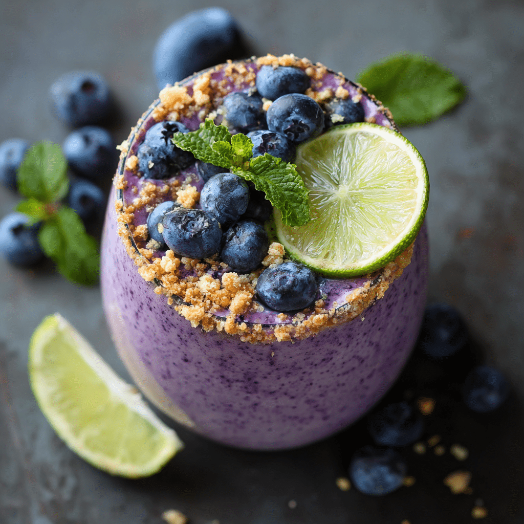 Blueberry Yogurt Smoothie Recipe - Recipe Image