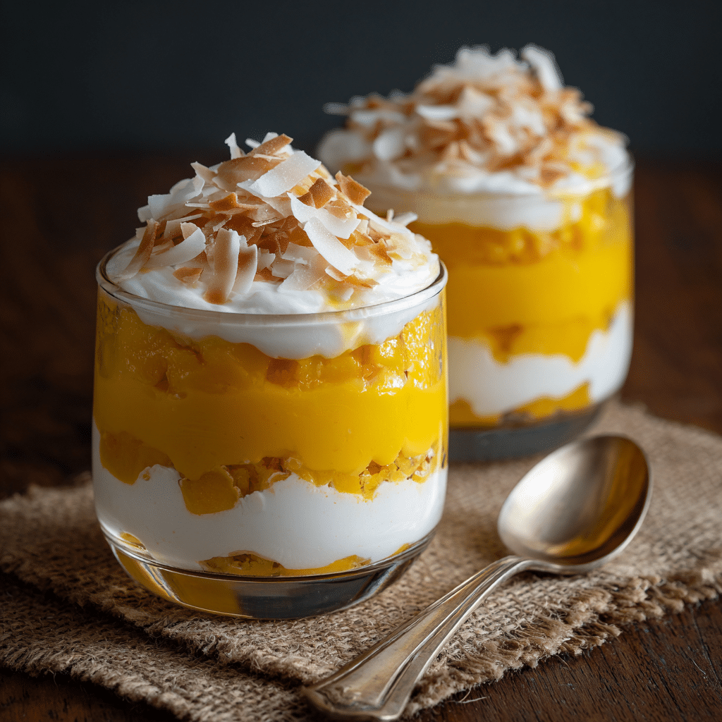 Mango Coconut Cloud Parfaits Recipe - Recipe Image