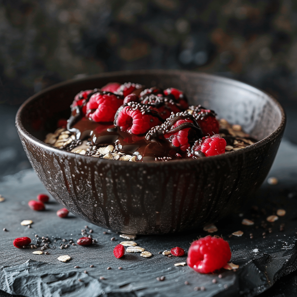 Raspberry Chocolate Oat Indulgence Recipe - Recipe Image