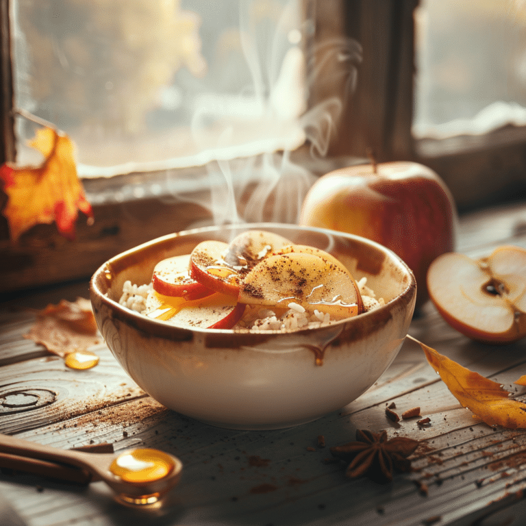 Apple Honey Cinnamon Rice Comfort Recipe