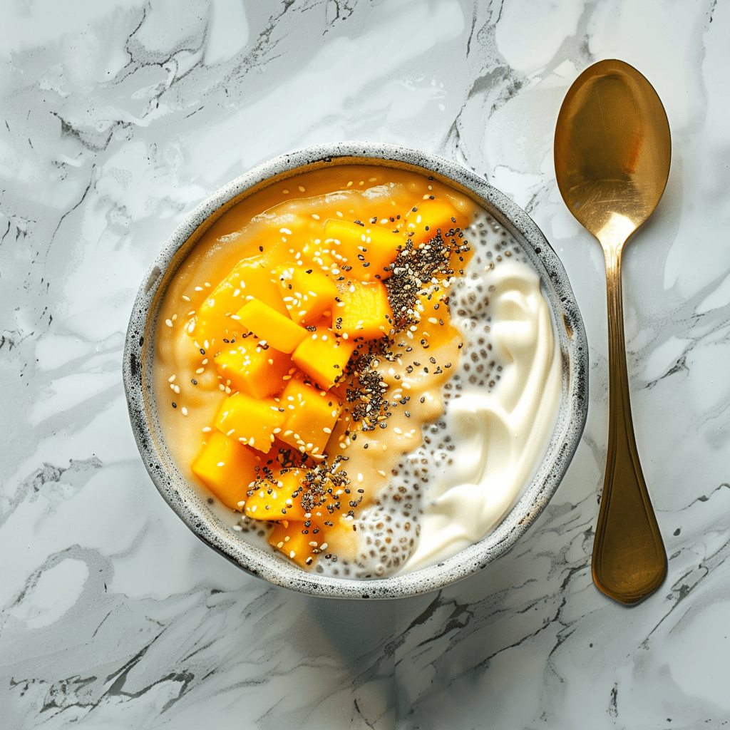 Mango Coconut Vanilla Chia Bliss Recipe