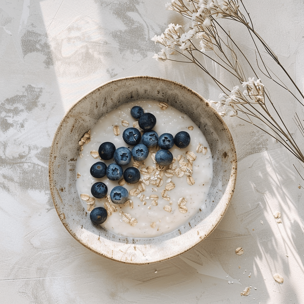 Blueberry Vanilla Oat Cream Bowl Recipe