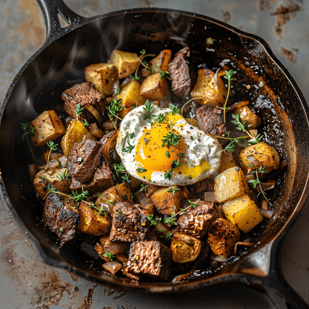 Steak Hash Bliss: Satisfy Your Comfort Food Cravings Today Recipe
