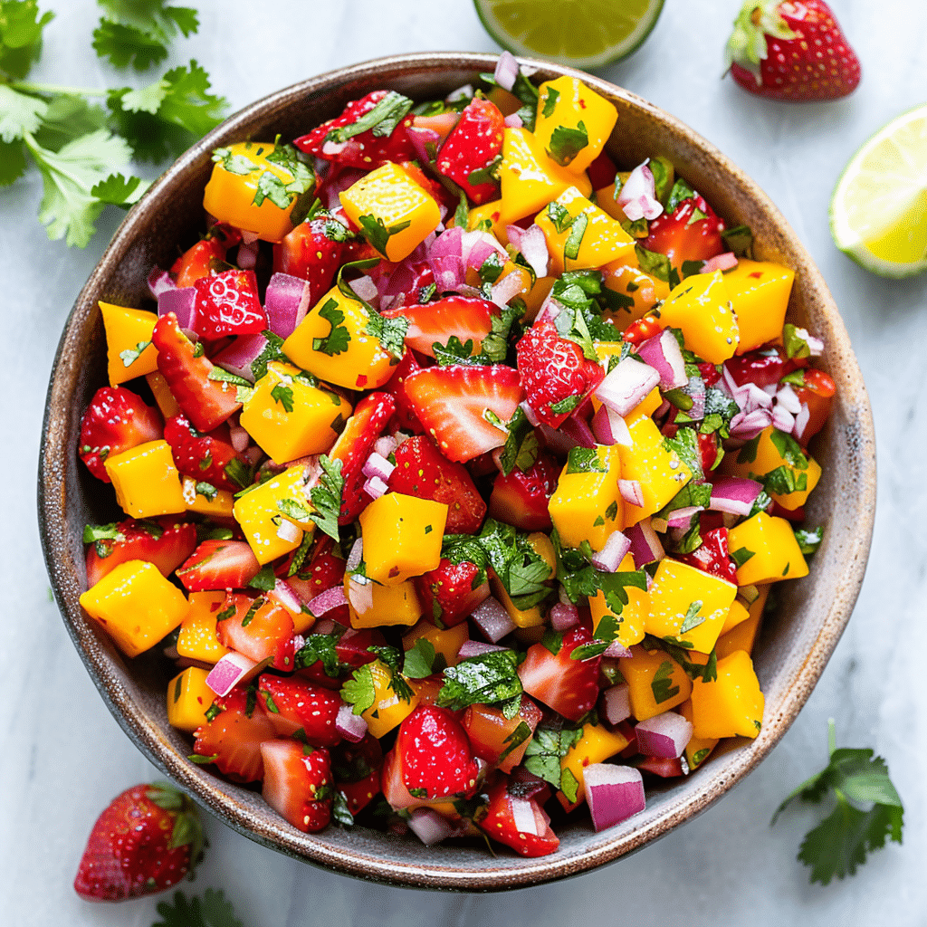 Strawberry Mango Salsa Recipe