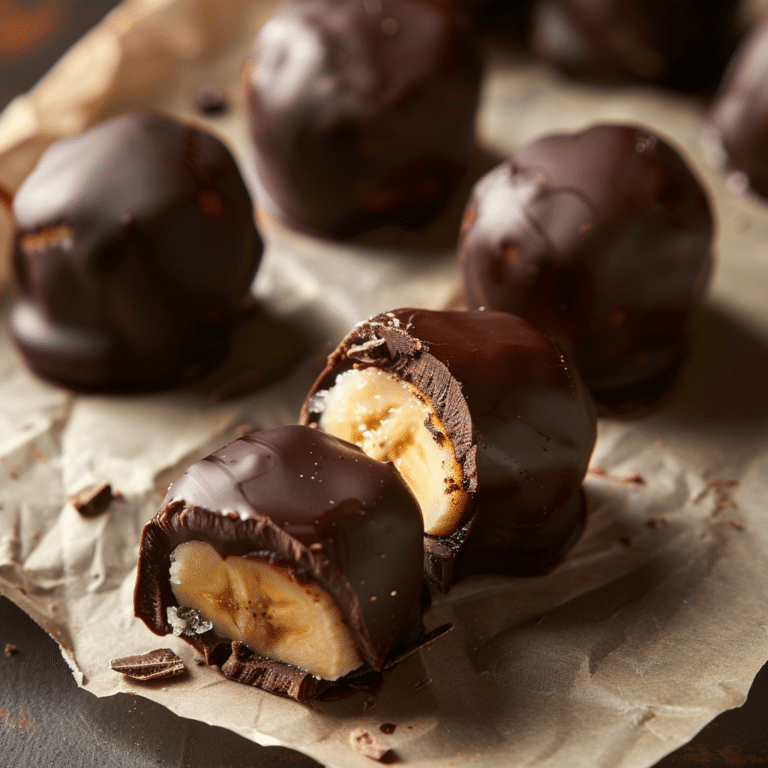 Chocolate Banana Frozen Bites Recipe