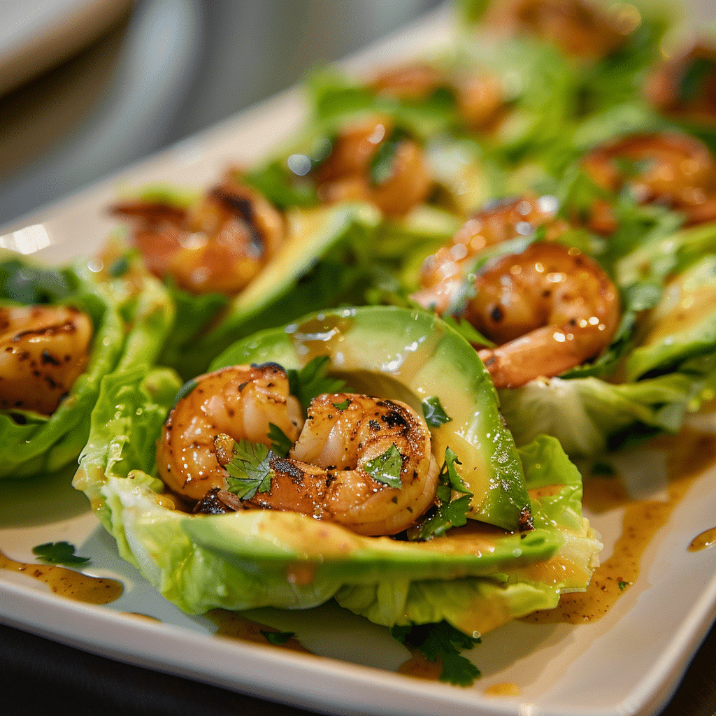Shrimp Avocado Lettuce Cups Recipe