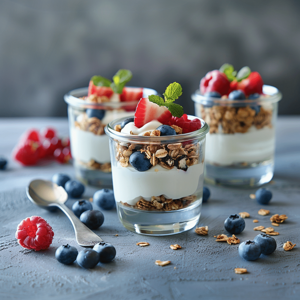 No-Bake Berry Yogurt Cups Recipe