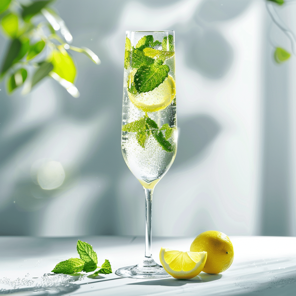 Lemon Mint Sparkling Drink Recipe