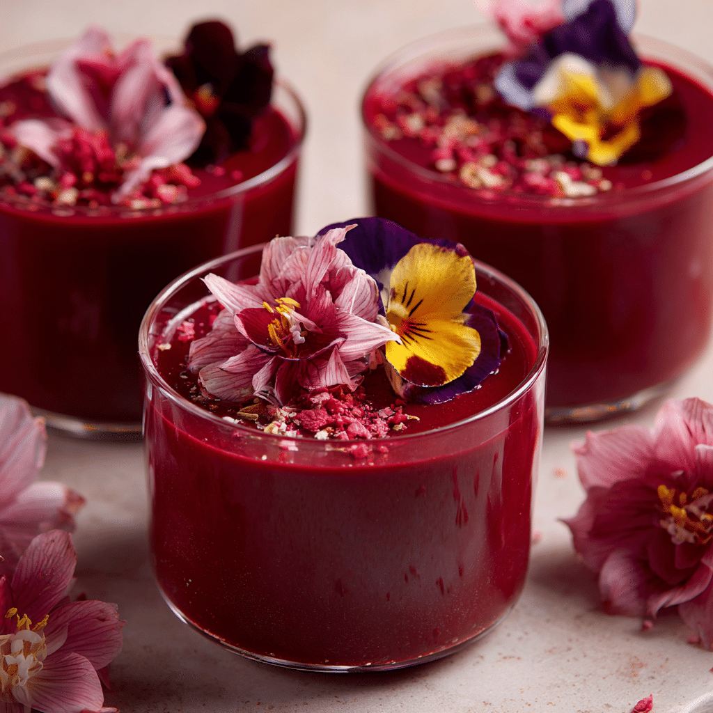 Plum & Hibiscus Gloss Cups Recipe - Recipe Image