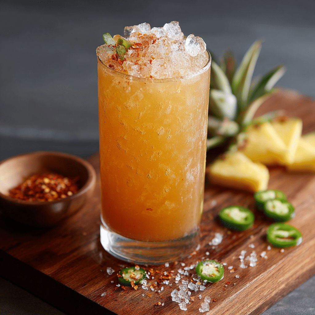 Pineapple Chili Salt Refresher Recipe - Recipe Image
