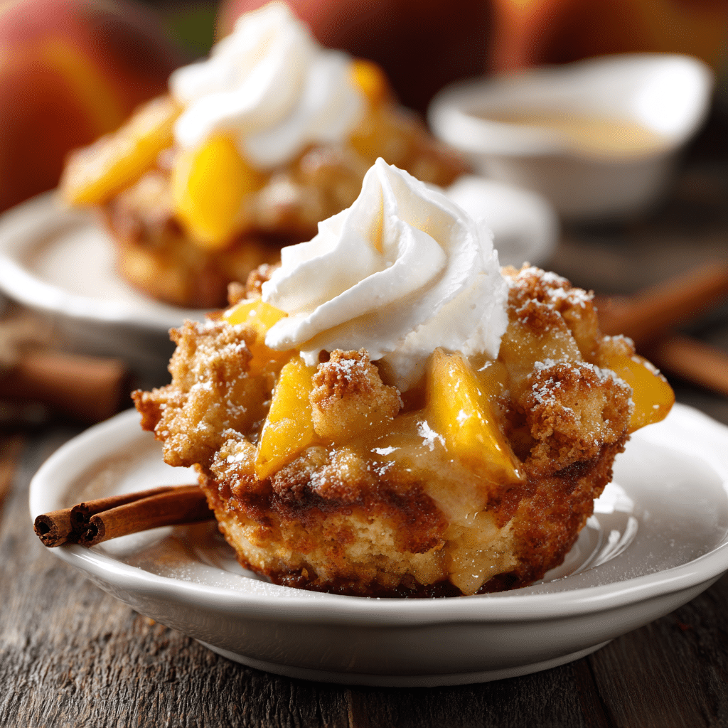 Peach Cobbler Cups Recipe