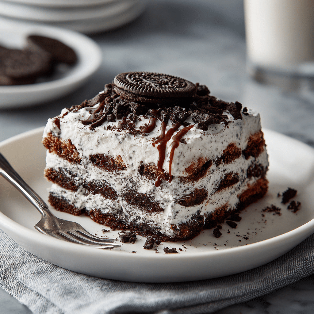 Oreo Icebox Cake Recipe