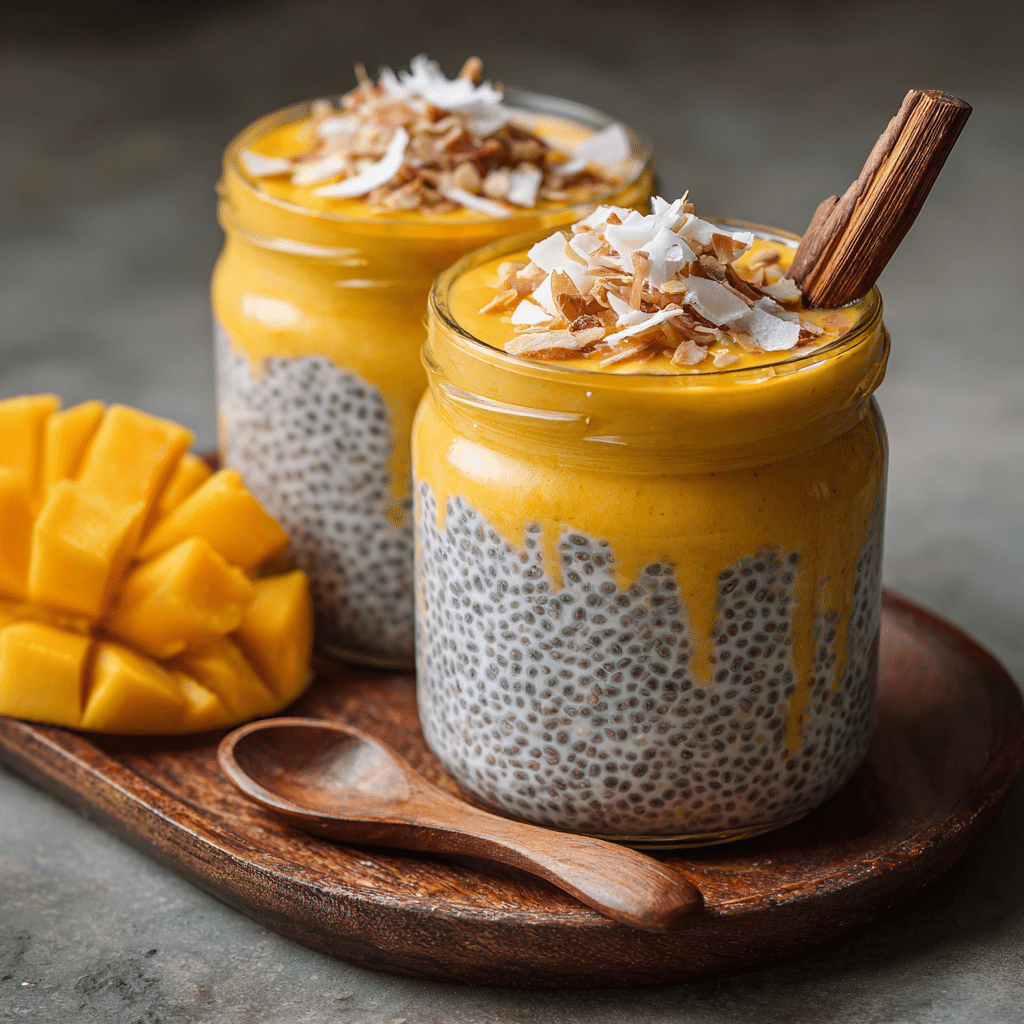 Mango Coconut Chia Pudding Recipe