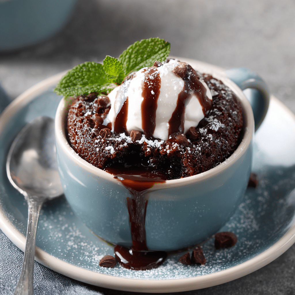 Chocolate Lava Mug Cake Recipe