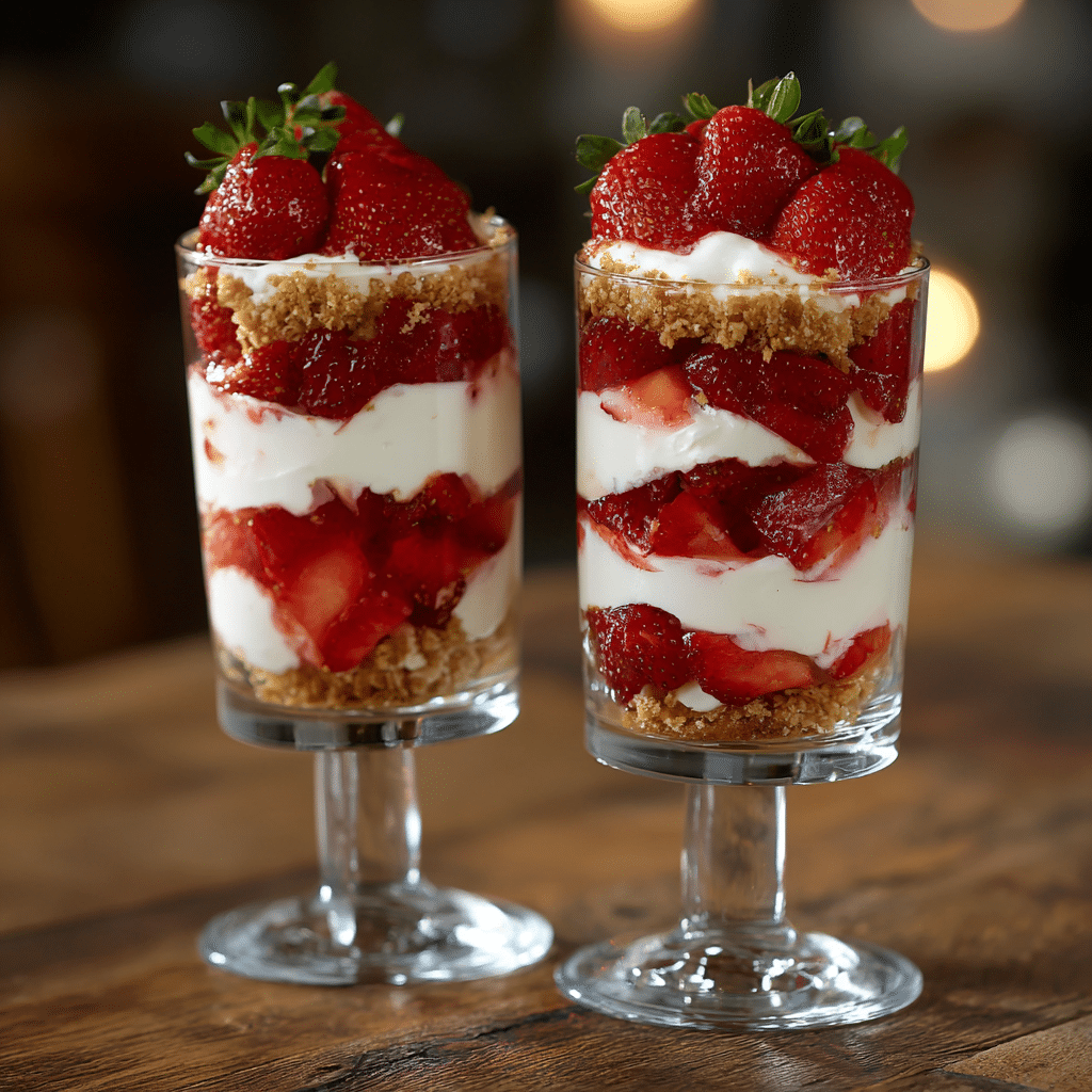 Strawberry Cheesecake Parfaits Recipe