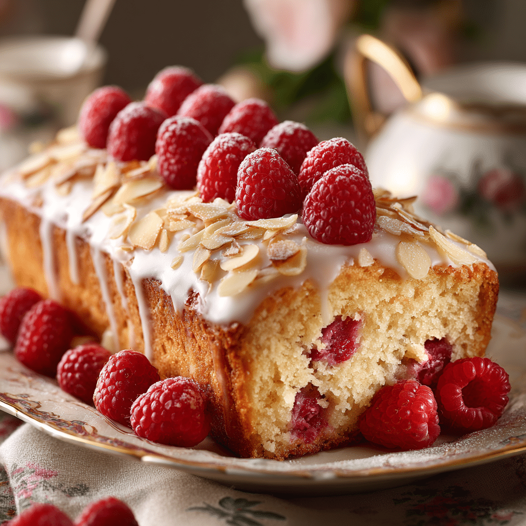 Raspberry Almond Tea Cake Recipe