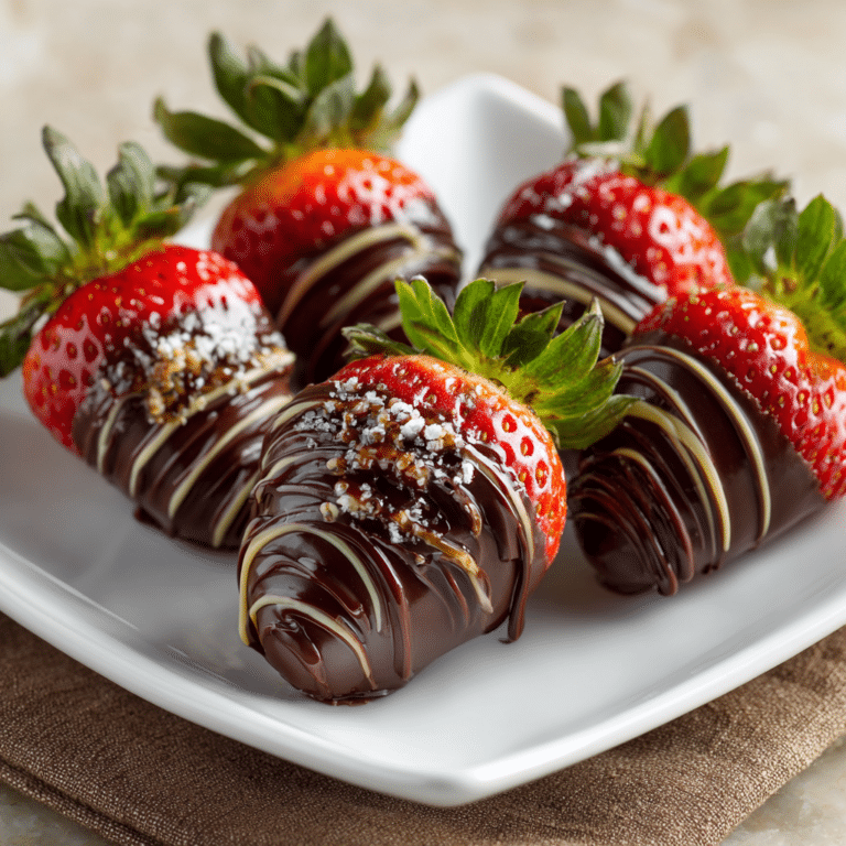 Chocolate-Dipped Strawberries Recipe