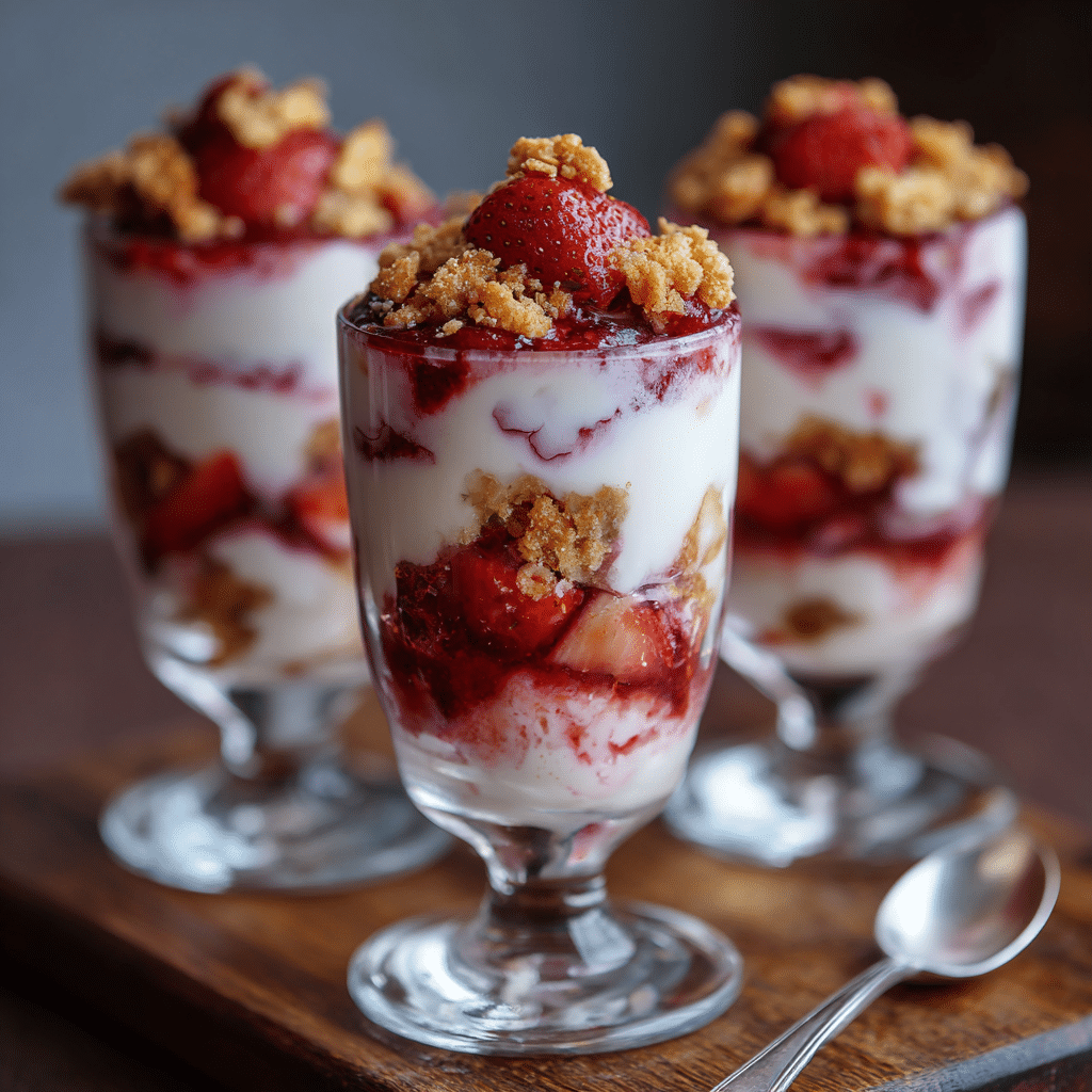 Strawberry Yogurt Parfaits Recipe