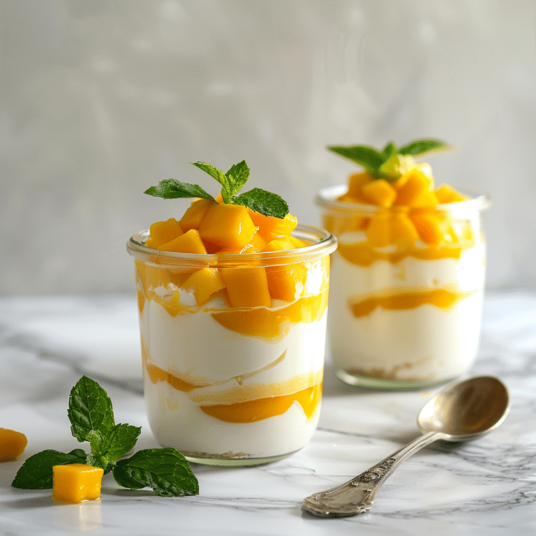 Mango Yogurt Cups Recipe