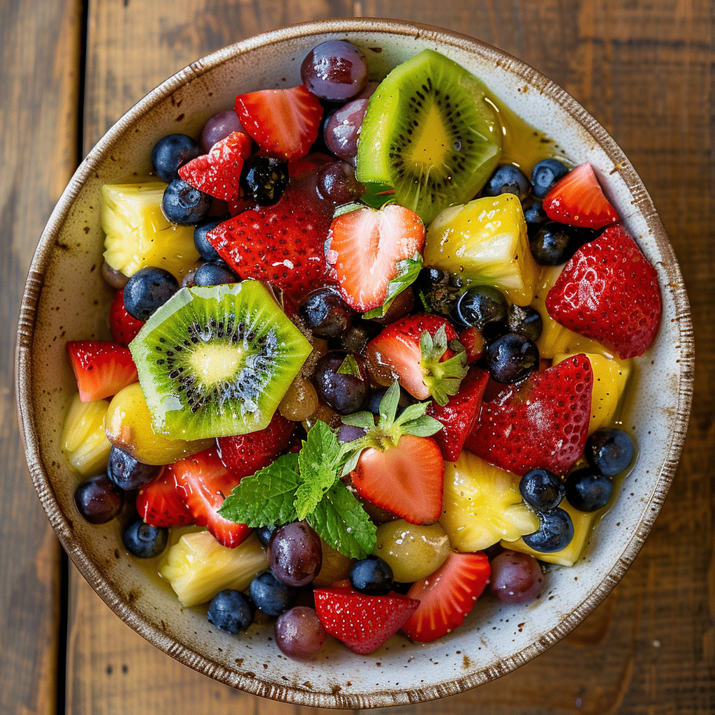 Fruit Salad with Honey Lime Dressing Recipe
