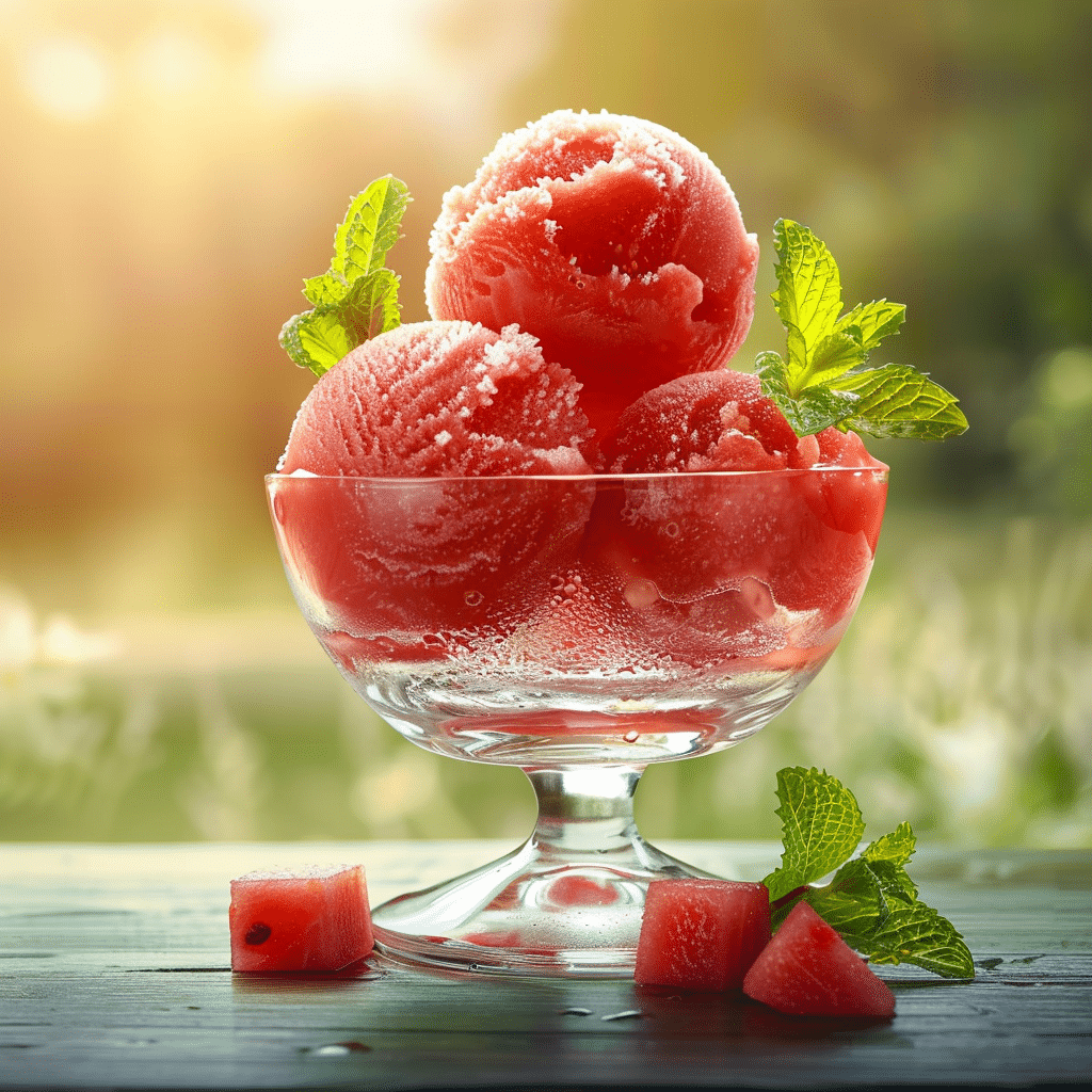 Watermelon Sorbet Recipe