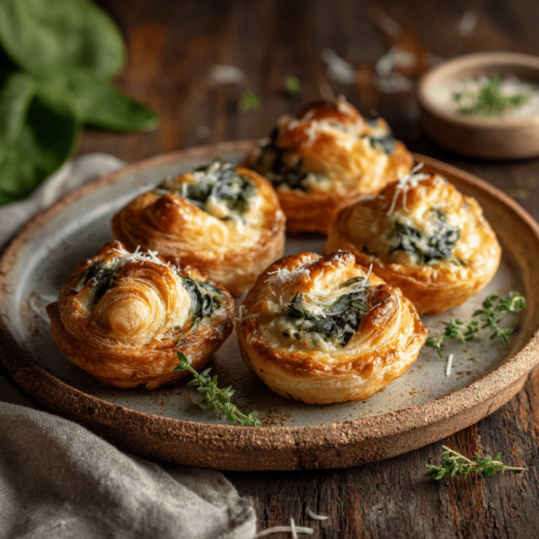 Spinach Cheese Puffs Recipe