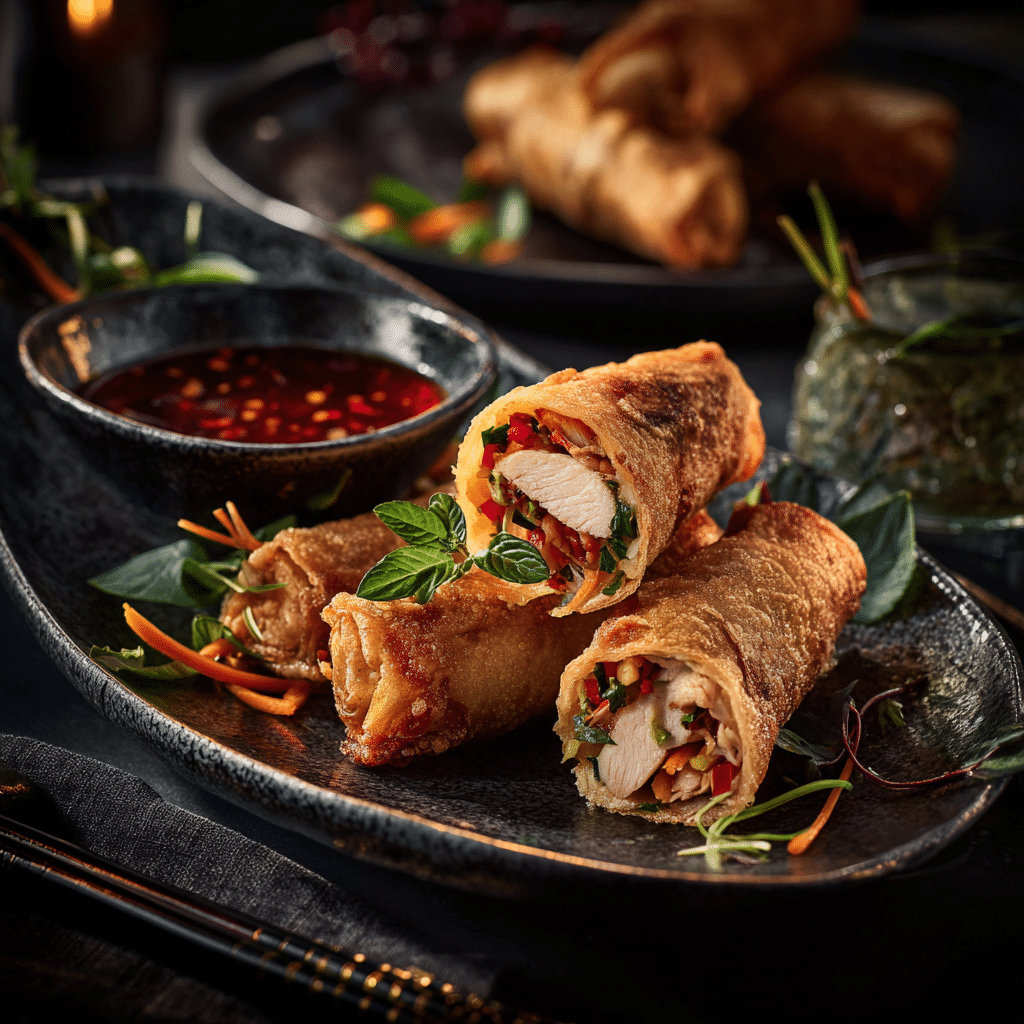 Chicken Spring Rolls Recipe