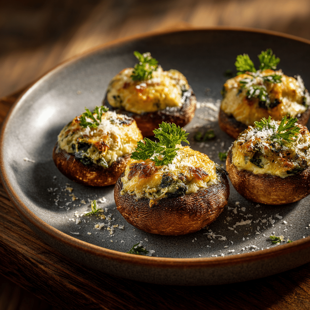 Cheese Stuffed Mushrooms Recipe