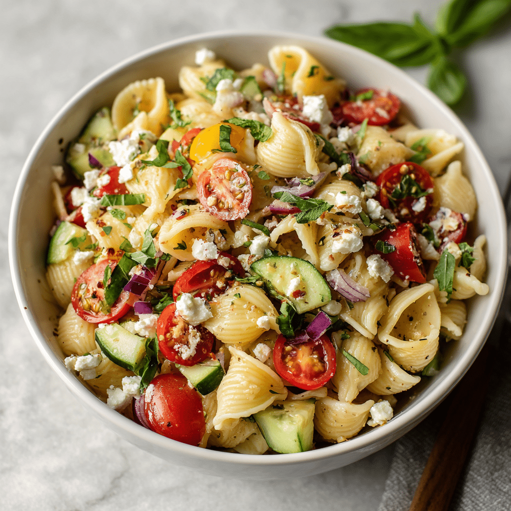 Greek Pasta Salad Recipe