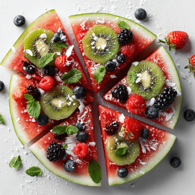 Watermelon Pizza Recipe